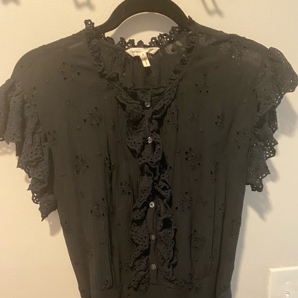 Rebecca Taylor Dree Eyelet Ruffle Dress; 8 - Picture 4 of 13